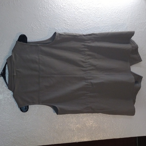Tan Maurices Open Front Vest with Cinched Waist M - Picture 6 of 6
